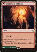 Magic: The Gathering,Zendikar Rising,Cragcrown Pathway - 261,Foil,Rare,Near Mint