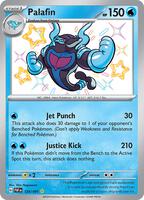 Pokemon,SV: Paldean Fates,Palafin - 124/091,Holofoil,Shiny Rare,Near Mint