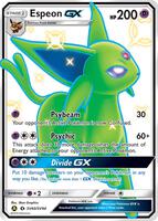Pokemon,Hidden Fates: Shiny Vault,Espeon GX - SV60/SV94,Holofoil,Shiny Holo Rare,Near Mint