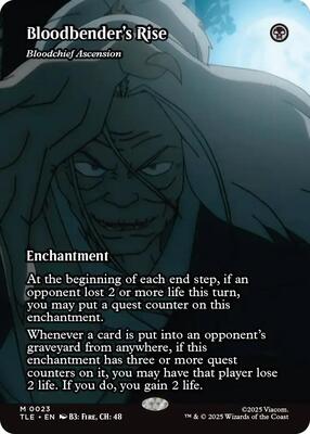 Magic: The Gathering,Avatar: The Last Airbender: Eternal-Legal,Bloodbender's Rise - Bloodchief Ascension (Borderless) - 23,Normal,Mythic,Near Mint