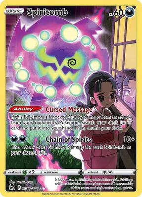 Pokemon,SWSH11: Lost Origin Trainer Gallery,Spiritomb - TG09/TG30,Holofoil,Ultra Rare,Near Mint