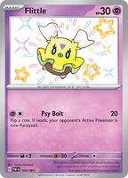 Pokemon,SV: Paldean Fates,Flittle - 164/091,Holofoil,Shiny Rare,Near Mint