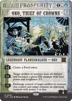 Magic: The Gathering,Outlaws of Thunder Junction: Breaking News,Oko, Thief of Crowns - 50,Foil,Mythic,Near Mint