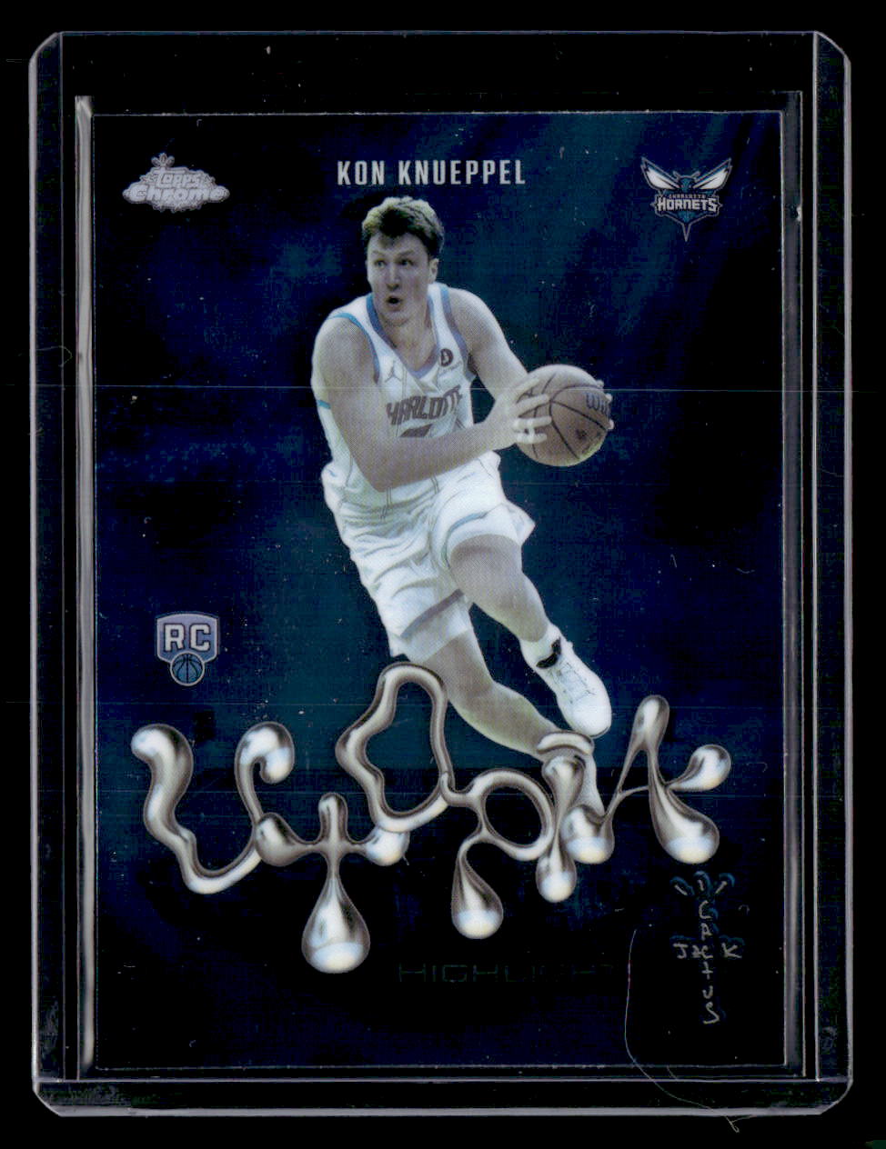 Topps 2025-26 Topps Chrome Cactus Jack,2025-26 Topps Chrome Cactus Jack,Kon Knueppel - UH-24,Utopia Highlights
