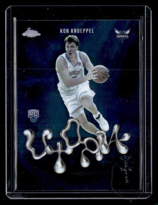 Topps 2025-26 Topps Chrome Cactus Jack,2025-26 Topps Chrome Cactus Jack,Kon Knueppel - UH-24,Utopia Highlights