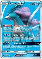 Pokemon,SM - Lost Thunder,Suicune GX (Full Art) - 200/214,Holofoil,Ultra Rare,Near Mint