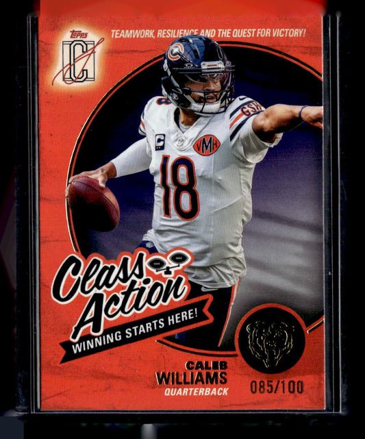 Topps 2025 Topps Signature Class,2025 Topps Signature Class,Caleb Williams - CA-6,Class Action Purple