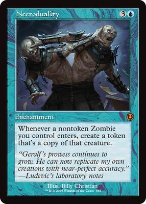 Magic: The Gathering,Innistrad Remastered,Necroduality (Retro Frame) - 365,Normal,Mythic,Near Mint