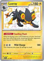 Pokemon,SV: Paldean Fates,Luxray - 137/091,Holofoil,Shiny Rare,Near Mint