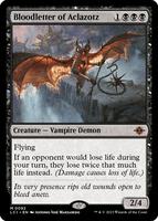Magic: The Gathering,The Lost Caverns of Ixalan,Bloodletter of Aclazotz - 92,Foil,Mythic,Lightly Played
