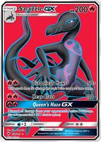 Pokemon,SM - Burning Shadows,Salazzle GX (Full Art) - 132/147,Holofoil,Ultra Rare,Lightly Played