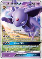 Pokemon,SM Base Set,Espeon GX - 61/149,Holofoil,Ultra Rare,Lightly Played