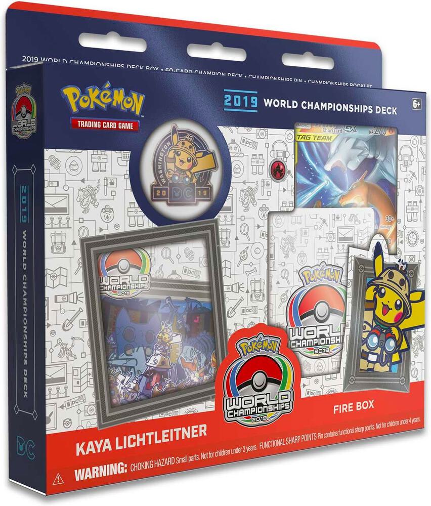 2018 Pokémon 2019 World Championship Deck: Kaya Lichtleitner (Fire Box) Box