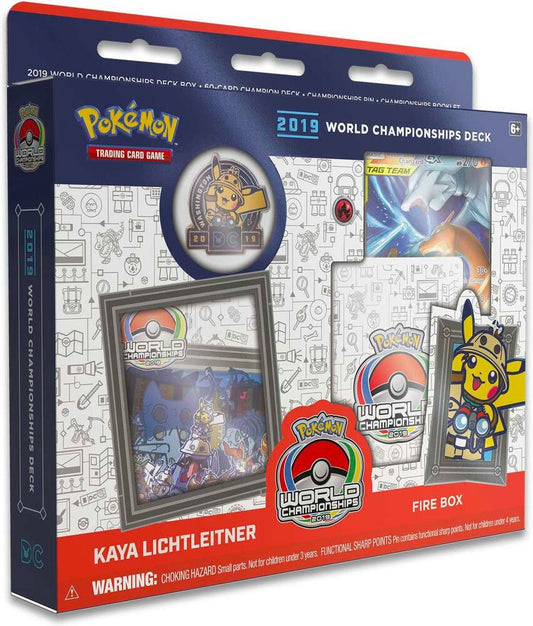 2018 Pokémon 2019 World Championship Deck: Kaya Lichtleitner (Fire Box) Box