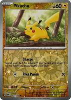 Pokemon,Miscellaneous Cards & Products,Pikachu - 025/165 (Reverse Cosmos Holo) (Costco Exclusive),Holofoil,Common,Lightly Played