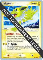 Pokemon,World Championship Decks,Jolteon Star - 2008 (Jason Klaczynski) - 101/108,Normal,Rare,Moderately Played