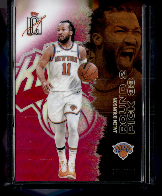 Topps 2025-26 Topps Signature Class,2025-26 Topps Signature Class,Jalen Brunson - 58,Chrome Red Refractors