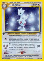 Pokemon,Neo Genesis,Togetic - 016/111,Unlimited Holofoil,Holo Rare,Moderately Played