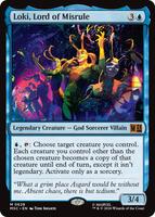 Magic: The Gathering,Commander: Marvel Super Heroes,Loki, Lord of Misrule - 628,Normal,Mythic,Near Mint