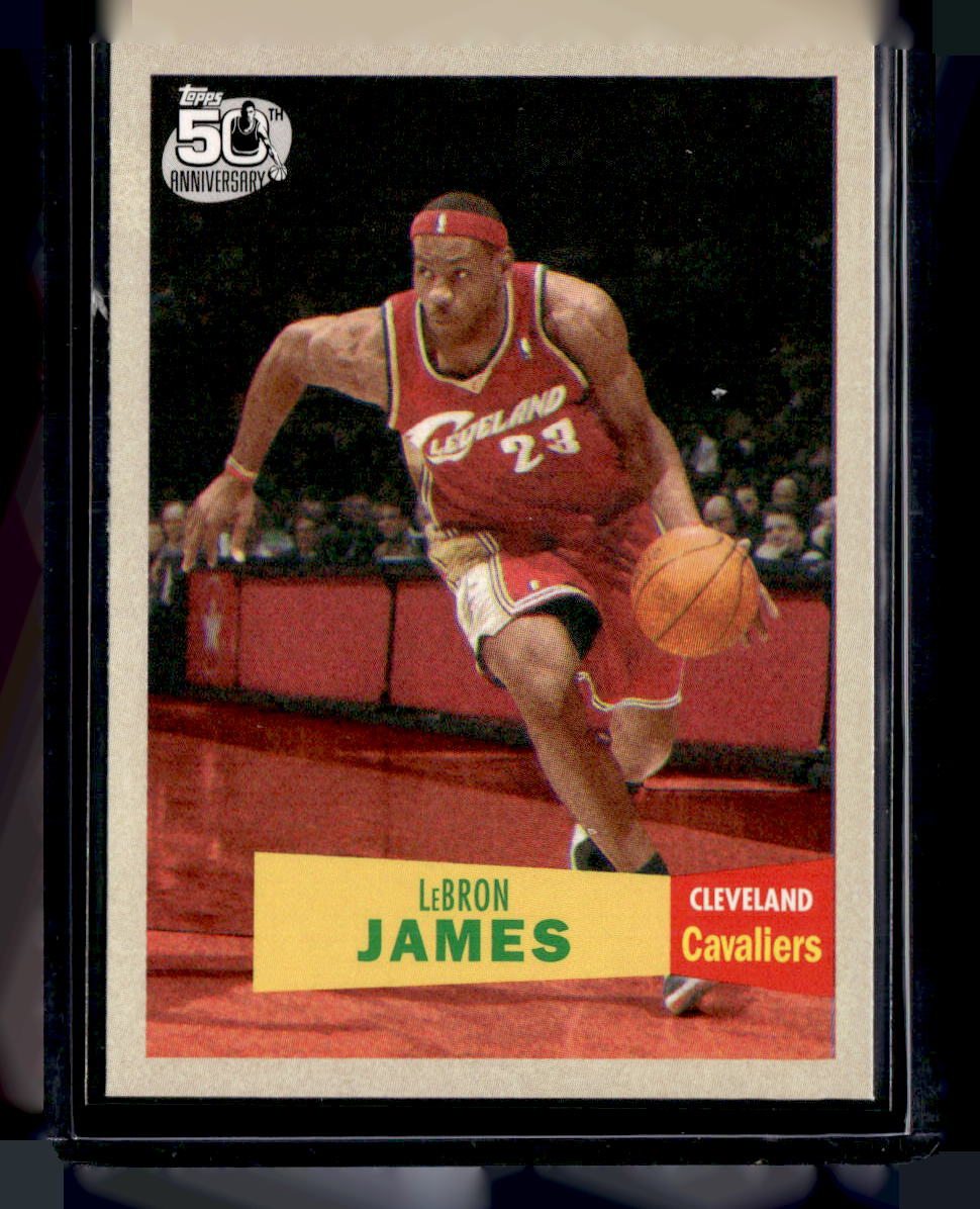 Topps 2007-08 Topps,2007-08 Topps,Lebron James - 23,1957-58 Variations