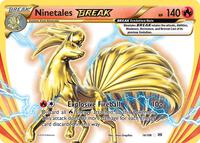Pokemon,XY - Evolutions,Ninetales BREAK - 16/108,Holofoil,Rare BREAK,Lightly Played