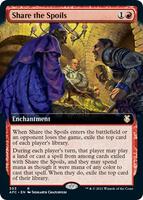Magic: The Gathering,Commander: Adventures in the Forgotten Realms,Share the Spoils (Extended Art) - 303,Normal,Rare,Near Mint