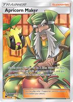 Pokemon,SM - Celestial Storm,Apricorn Maker (Full Art) - 161/168,Holofoil,Ultra Rare,Damaged