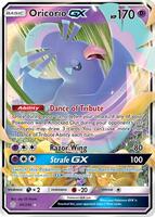 Pokemon,SM - Cosmic Eclipse,Oricorio GX - 95/236,Holofoil,Ultra Rare,Lightly Played