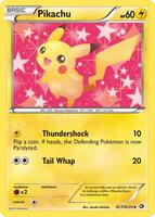 Pokemon,Legendary Treasures: Radiant Collection,Pikachu - RC7/RC25,Holofoil,Uncommon,Moderately Played