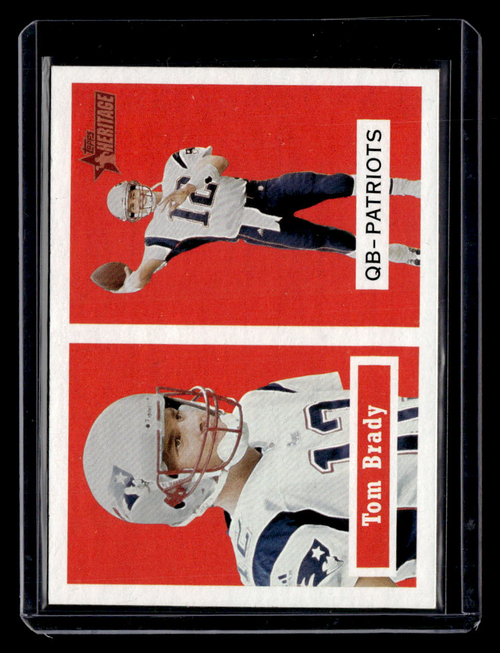 Topps 2002 Topps Heritage,2002 Topps Heritage,Tom Brady - 50b,NM