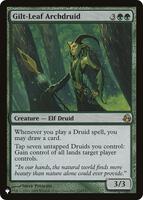Magic: The Gathering,The List Reprints,Gilt-Leaf Archdruid - 124/150,Normal,Rare,Near Mint