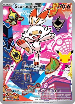 Pokemon,ME: Mega Evolution Promo,Scorbunny - 053,Holofoil,Promo,Near Mint