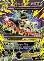 Pokemon,XY - Ancient Origins,M Tyranitar EX (92 Full Art) - 92/98,Holofoil,Ultra Rare,Moderately Played