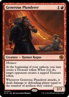 Magic: The Gathering,Outlaws of Thunder Junction: The Big Score,Generous Plunderer - 11,Normal,Mythic,Near Mint