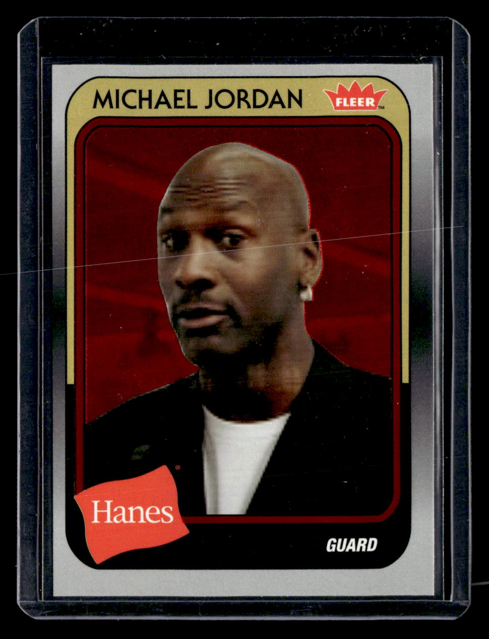 Fleer 2018-19 Fleer Hanes Michael Jordan 30th Anniversary,2018-19 Fleer Hanes Michael Jordan 30th Anniversary,Michael Jordan - MJ-15,Red Foil
