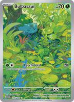 Pokemon,SV: Scarlet & Violet 151,Bulbasaur - 166/165,Holofoil,Illustration Rare,Heavily Played