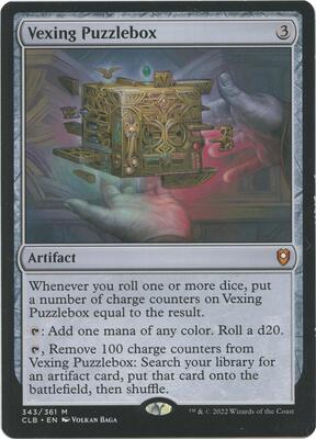 Magic: The Gathering,Commander Legends: Battle for Baldur's Gate,Vexing Puzzlebox - 343,Normal,Mythic,Lightly Played