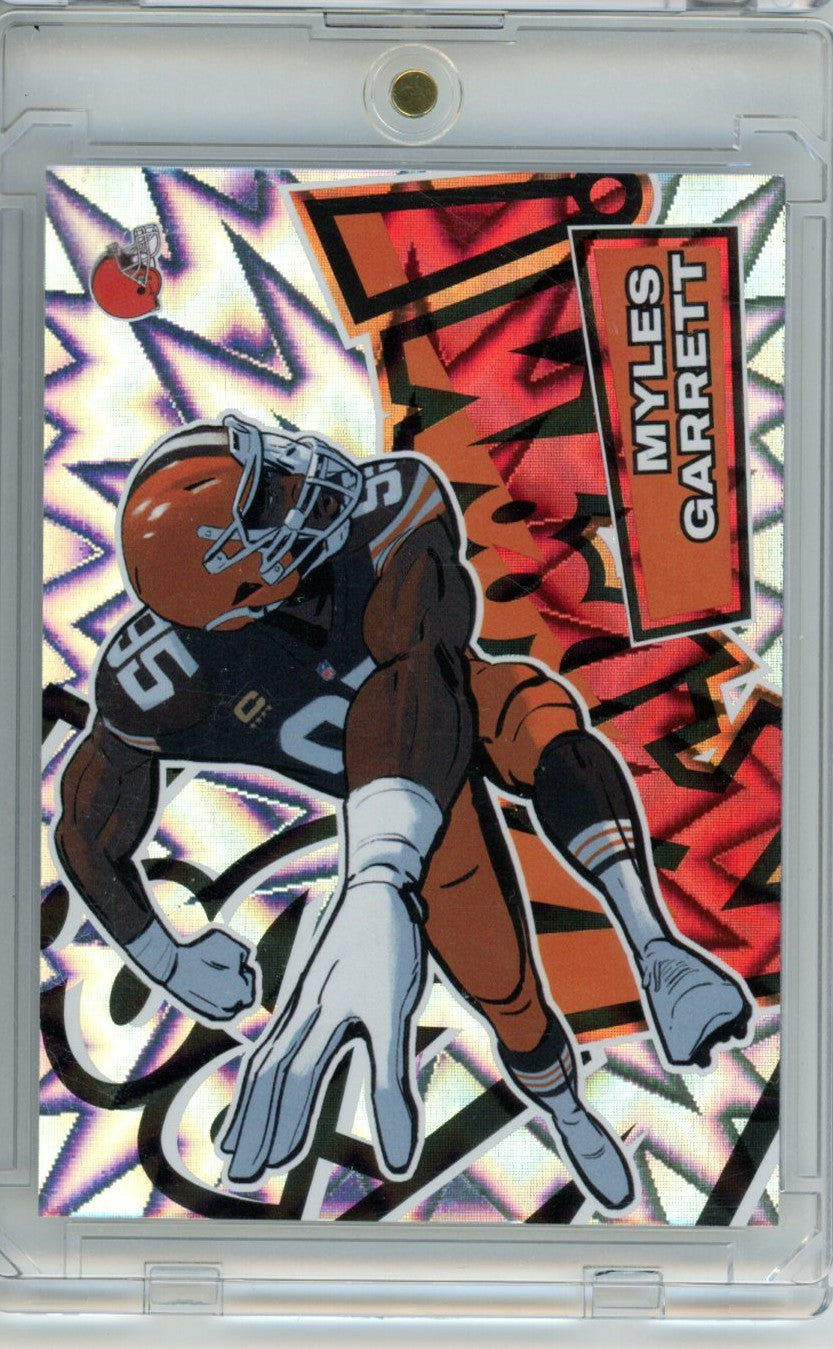 Panini 2025 Panini Absolute,2025 Panini Absolute,Myles Garrett - 1,Kaboom! Horizontal