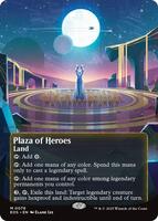 Magic: The Gathering,Edge of Eternities: Stellar Sights,Plaza of Heroes (0078) (Borderless),Normal,Mythic,Lightly Played
