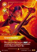 Riftbound: League of Legends Trading Card Game,Spiritforged,Fiora - Grand Duelist (Overnumbered) - 251/221,Foil,Showcase,Near Mint