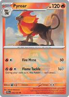 Pokemon,SV: Prismatic Evolutions,Pyroar (Master Ball Pattern) - 016/131,Holofoil,Uncommon,Near Mint