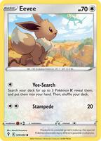 Pokemon,SWSH07: Evolving Skies,Eevee - 125/203,Reverse Holofoil,Common,Near Mint