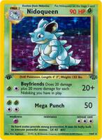 Pokemon,Jungle,Nidoqueen (7) - 07/64,Unlimited Holofoil,Holo Rare,Lightly Played
