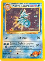 Pokemon,WoTC Promo,Misty's Seadra (Prerelease) - 009/132,Holofoil,Promo,Near Mint