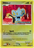 Pokemon,Burger King Promos,Shinx - 98/130 [Diamond & Pearl] - 098/130,Reverse Holofoil,Promo,Lightly Played