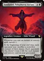 Magic: The Gathering,Commander: FINAL FANTASY,Fandaniel, Telophoroi Ascian (Extended Art) - 146,Foil,Rare,Near Mint