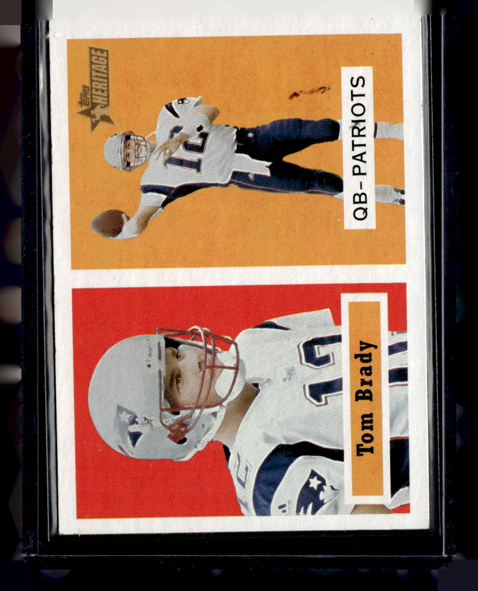 Topps 2002 Topps Heritage,2002 Topps Heritage,Tom Brady - 50,NM
