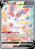 Pokemon,SWSH07: Evolving Skies,Sylveon V (Full Art) - 183/203,Holofoil,Ultra Rare,Near Mint