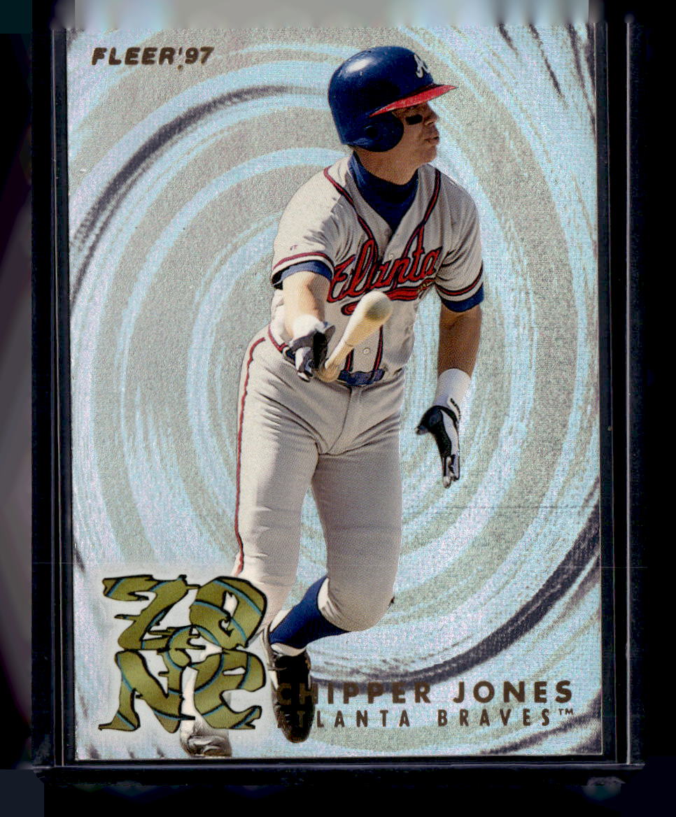 Fleer 1997 Fleer,1997 Fleer,Chipper Jones - 9,Zone