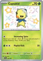 Pokemon,SV: Paldean Fates,Capsakid - 106/091,Holofoil,Shiny Rare,Near Mint